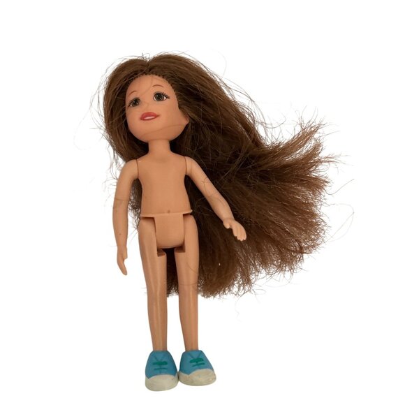 Set Of 6 Miniature Dolls Nude Including Ty Mattel 1999-2009 - Picture 6 of 14